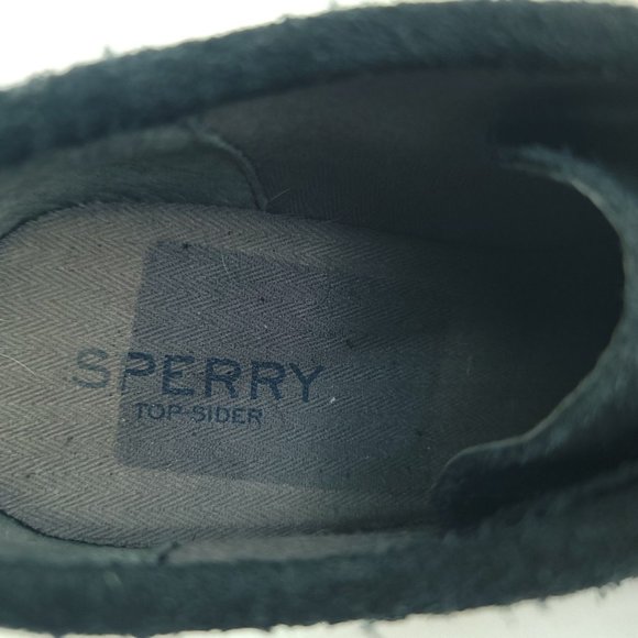 Sperry Womens Stella Keel STS96140 Black Leather Lace Up Ankle Booties Size 7.5M - Picture 11 of 15